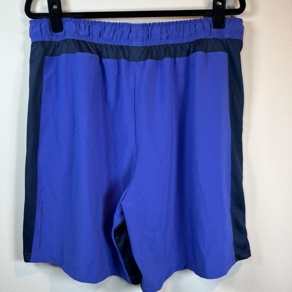 Nike Dri-Fit Flex Graphic 8" Training Shorts Purple Lightweight Athletic Gym XL - Picture 8 of 11